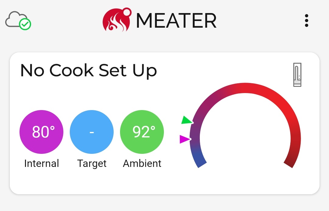 MEATER App Main Screen